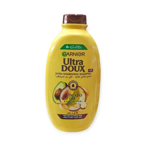 Garnier Ultra Doux Avocado Oil & Shea Butter Ultra Nourishing Shampoo 600ml