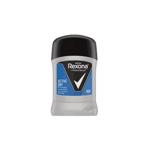 Rexona Men MotionSense Active Dry Antiperspirant Deodorant Stick 50g