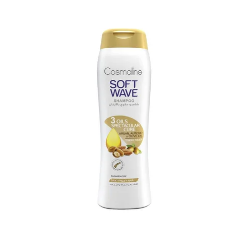Soft Wave 3 Oils Spectacular Cure Shampoo For Dry-Frizzy Hair 400Ml