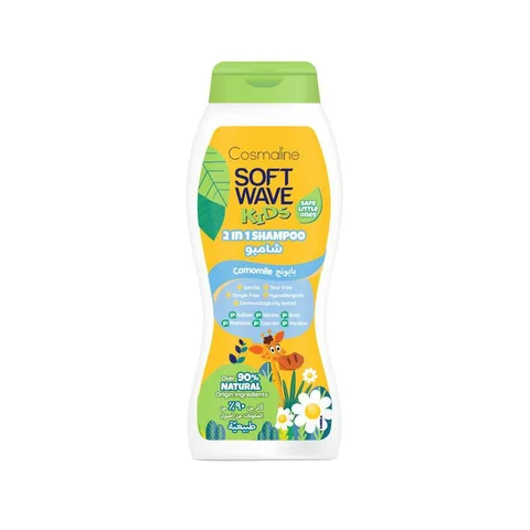 Soft Wave Kids Shampoo Camomile Over 90_ Natural Origin Ingredients 400Ml